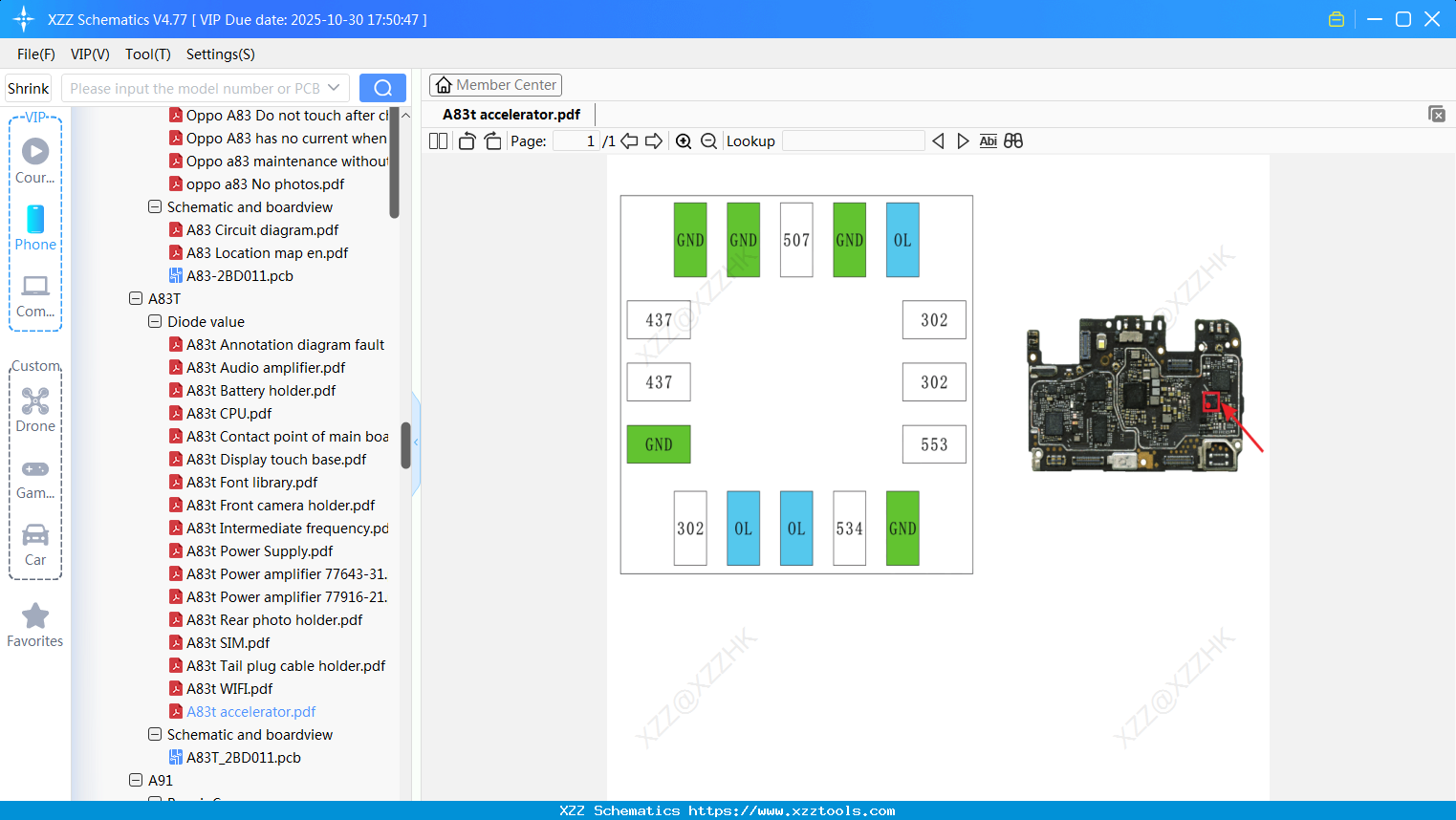 OPPO A83t Accelerator